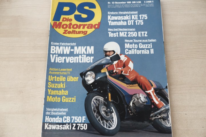 Deckblatt PS Sport Motorrad (11/1981)